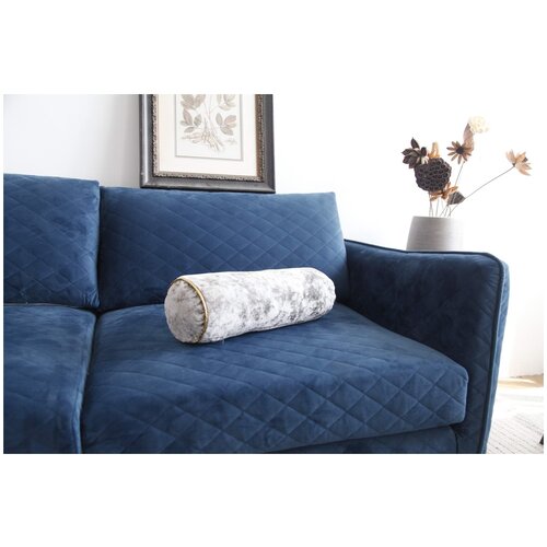 фото Чехол для подушки sofi de marko трейси, 15х15х45 см серебристый