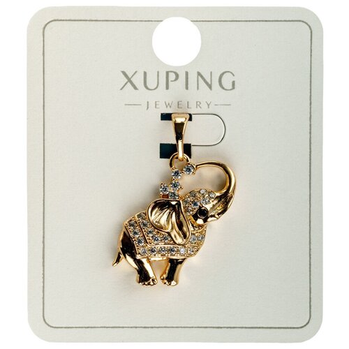 Подвеска XUPING JEWELRY, золотистый подвеска брелок сердце ажурное бижутерия под золото xuping