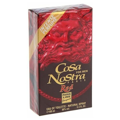 Туалетная вода мужская Cosa Nostra Red Intense Perfume, 100 мл туалетная вода intense perfume cosa nostra 100 мл коза ностра