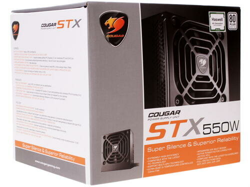 Блок питания COUGAR STX550 550W черный - фото №10