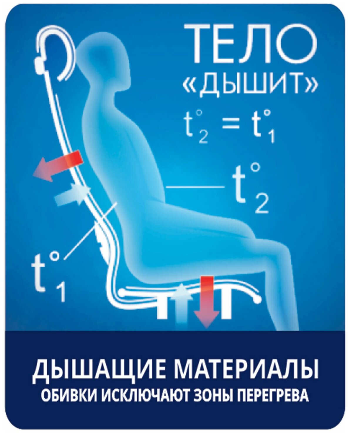 Кресло компьютерное SU-B-10/подл.130/осн.001 Черный Метта - фото №5