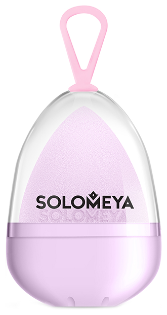 Спонж косметический для макияжа меняющий цвет, фиолетовый-розовый / Color Changing blending sponge Purple-pink