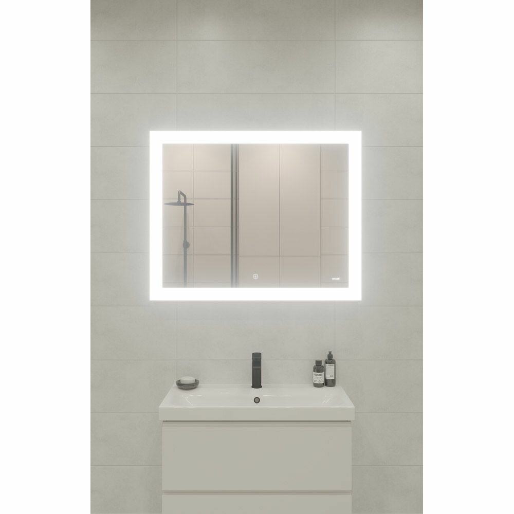 Зеркало с подсветкой 100x80 Cersanit LED 030 design для ванной 63543 - фотография № 20