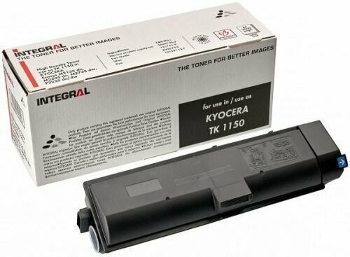 Лазерный картридж Integral TK-1150C черный ресурс 3000 страниц для принтеров Kyocera