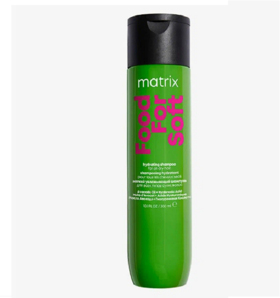 Matrix Food For Soft - Матрикс Шампунь увлажняющий с маслом авокадо и гиалуроновой кислотой, 300 мл -