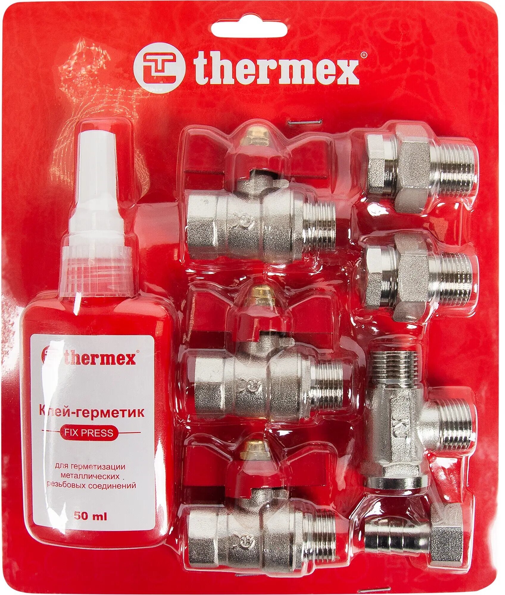 Набор для монтажа водонагревателя Thermex 1/2" со сливом - фото №8