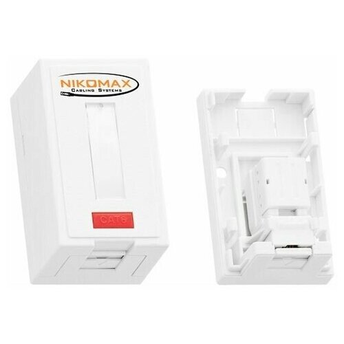 Розетка RJ-45 NIKOMAX (NMC-WO2UD2-FT-ST-WT)