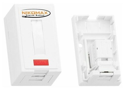 фото Розетка RJ-45 NIKOMAX (NMC-WO2UD2-FT-ST-WT)