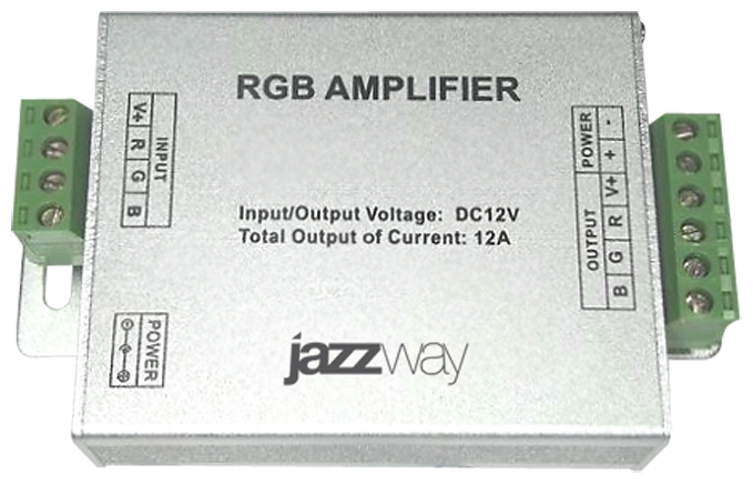 Jazzway Усилитель RGB 3x4A 12V, .1002150 1 шт. - фотография № 1