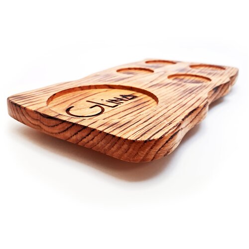 Поднос (дубовая доска) ручной работы GLINA