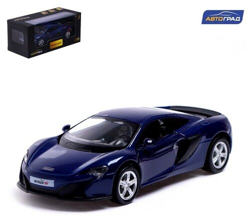 Автоград Машина металлическая MCLAREN 650S, 1:32, открываются двери, инерция, цвет синий