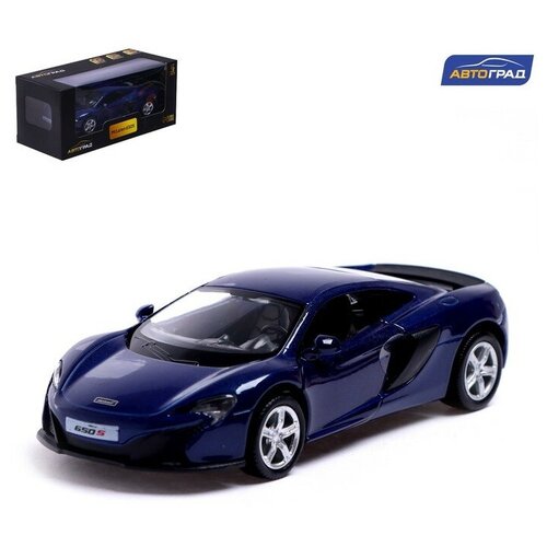 Автоград Машина металлическая MCLAREN 650S, 1:32, открываются двери, инерция, цвет синий