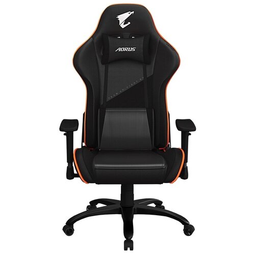 Игровое кресло Gigabyte AGC310/G. CHAIR B+ORG/PU SPONGE GP-AGC310