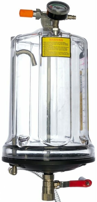 TROMMELBERG UZM80 Устройство для сбора масла 80 л, пневмозабор, пневмослив, воронка, предкамера - фото №5