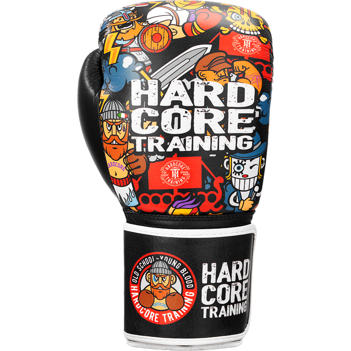 Боксерские перчатки Hardcore Training Doodles 14oz