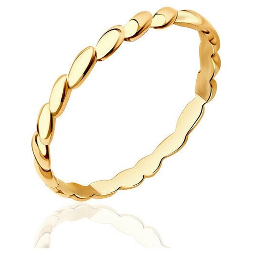 фото 53931-3 кольцо русские самоцветы кольцо из красного золота из коллекции "twins",17,5 размер