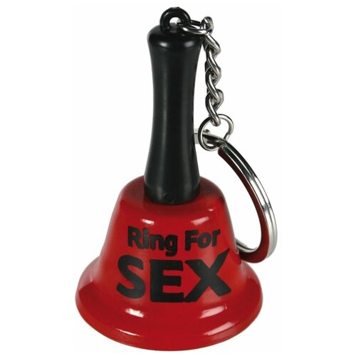 Брелок-колокольчик Ring for Sex , красный с черным