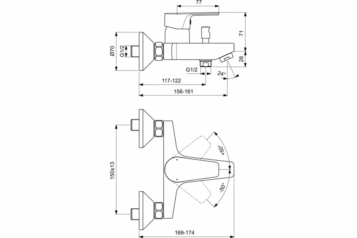 Комплект смесителей Ideal Standard - фото №11