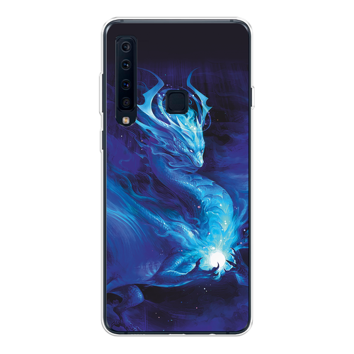Силиконовый чехол на Samsung Galaxy A9 2018 / Самсунг Галакси А9 2018 Лунный дракон