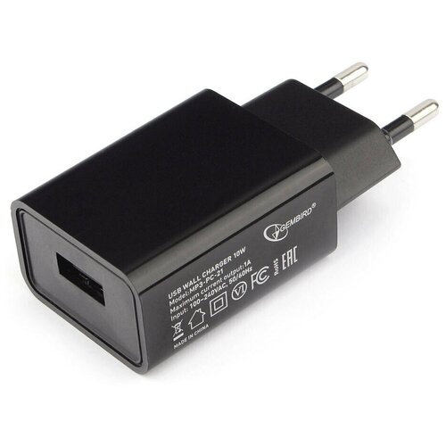 Адаптер питания MP3A-PC-21 100/220V - 5V USB 1 порт, 1A, черный