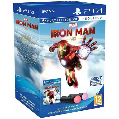 Видеоигра Marvel's Iron Man VR Русская Версия (только для PS VR) + Контроллеры движений PlayStation Move Controller () (PS4) игра marvel iron man vr playstation 4 vr русская версия