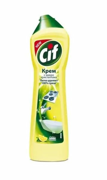 Универсальное чистящее средство крем, Cif, актив лимон, 500 мл, 2 шт - фотография № 10