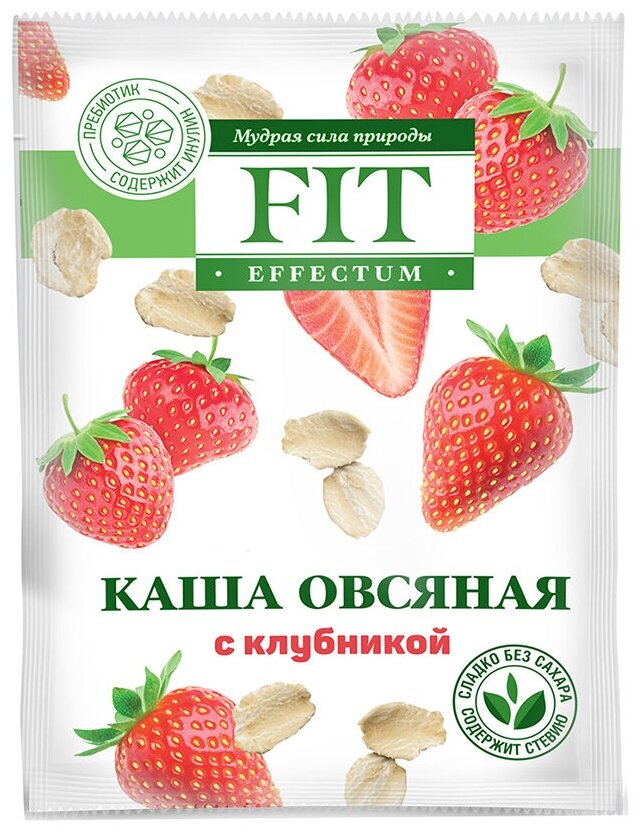 Каша овсяная, с клубникой, саше Fit Parad 30 г