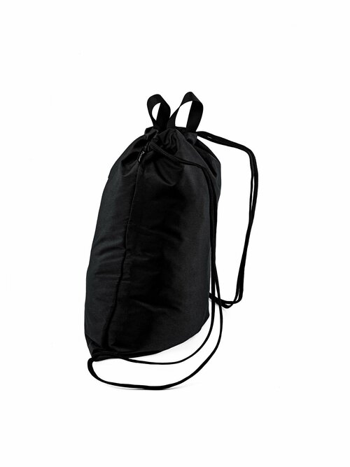 Мешок для обуви, Рюкзак для спорта универсальный 470x330 мм (оксфорд 600, чёрный), Tplus