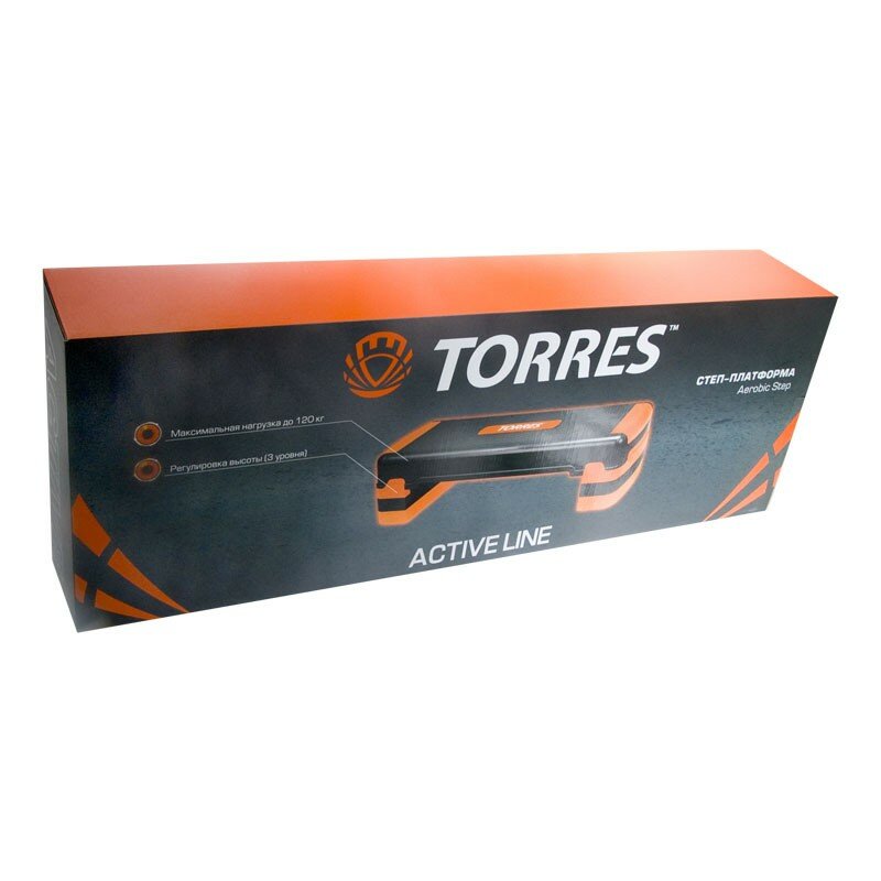 Степ-платформа Torres черный/оранжевый - фото №18