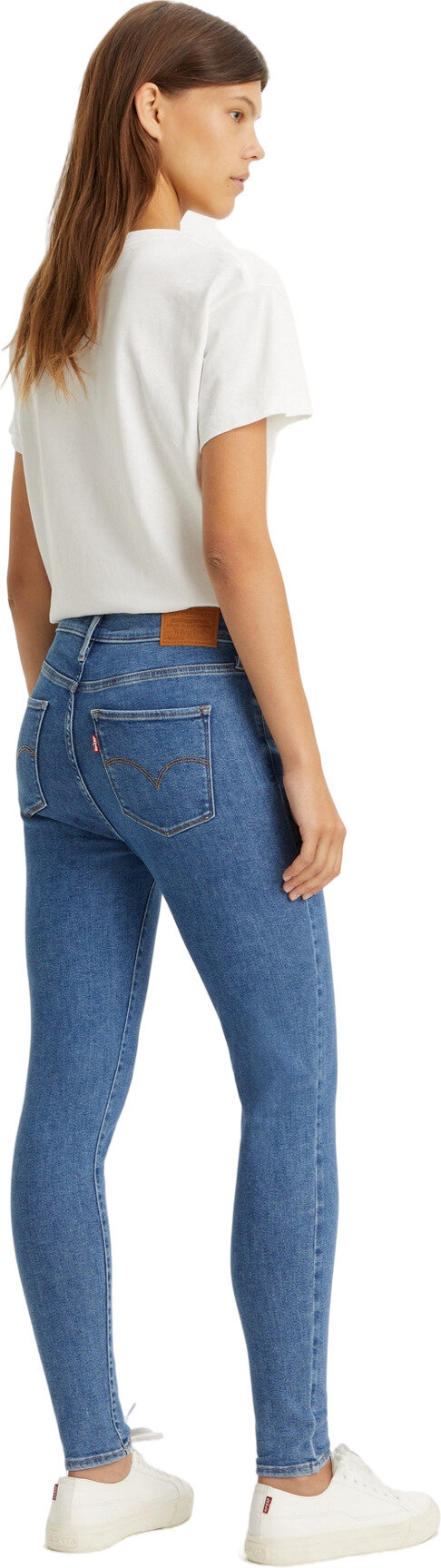 Джинсы зауженные Levi's 720 HIGH RISE SUPER SKINNY, размер 26/30, синий — фото 1