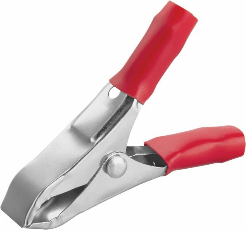 фото Зажим «крокодил» 10А 80 857 OAC-10A-50-R25 красн. Онлайт 80857