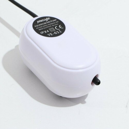 Компрессор воздушный JINGYE YE-611 бесшумный 3 лмин 3 Вт 838₽