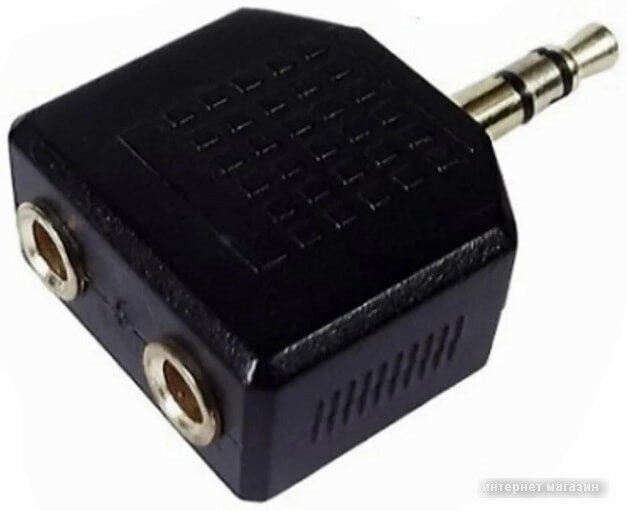 Сплиттер аудио REXANT , Jack 3.5 (m) - 2xJack 3.5 (f) , 5м, черный - фото №13