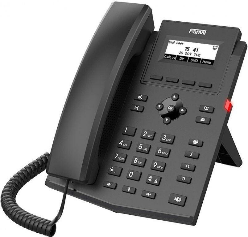 Телефон IP Fanvil X301P, черный