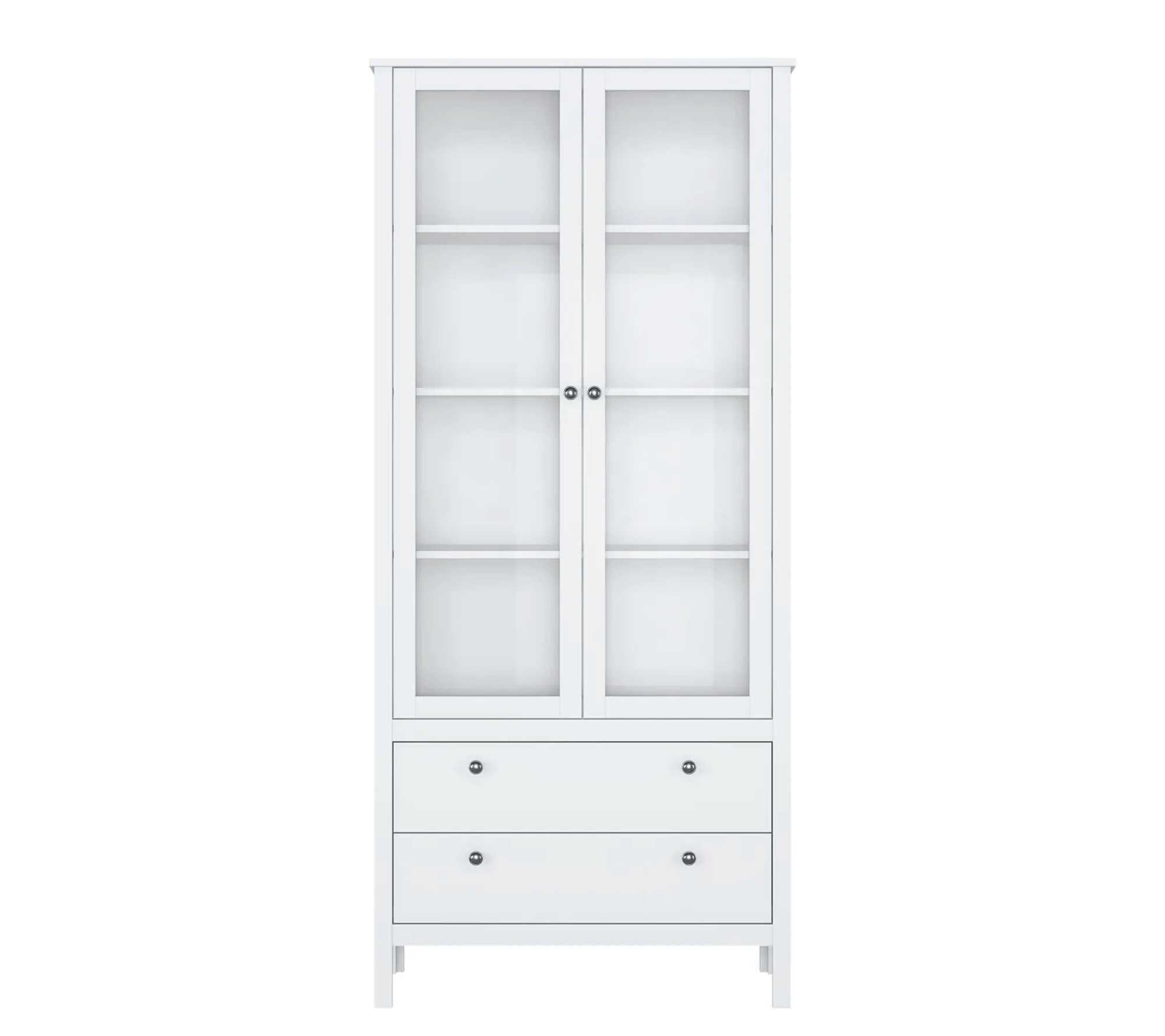 фото Шкаф БРВ Мебель HELGA REG2W2S Белый