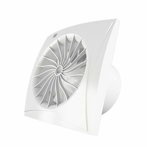 Вытяжной вентилятор Leptonika МОдерн D100 мм 25 дБ 97 м3/ч обратный клапан цвет белый