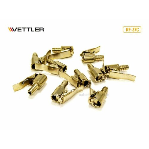 VETTLER RF37C Наконечник насоса подкачки быстросъёмный 14длина 37 мм цвет хром VETTLER 752₽