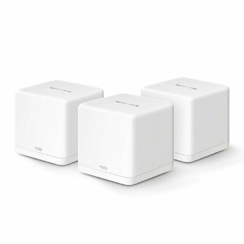 Mercusys Halo H60X 3-pack AX1500 Домашняя Mesh Wi-Fi 6 система белый