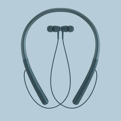 Наушники спортивные WI-H700 беспроводные вакуумные ВТ 42 микрофон 100 мАч синие 1019₽