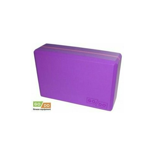 Блок для йоги утяжелённый фиолетовый GO DO кирпичик блок для йоги go do оранжевый