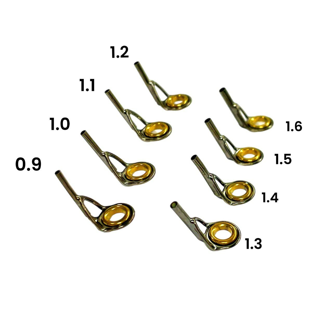 Пропускные кольца "Тюльпан" для удилища спиннинга направляющий наконечник набор для ремонта удочки/8 шт
