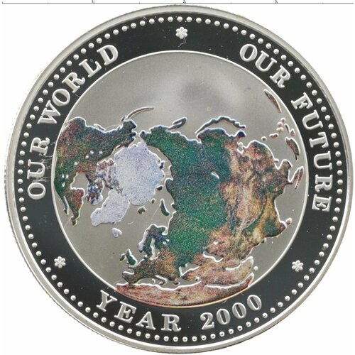 Клуб Нумизмат Монета 5 долларов Палау 1999 года Серебро Миллениум