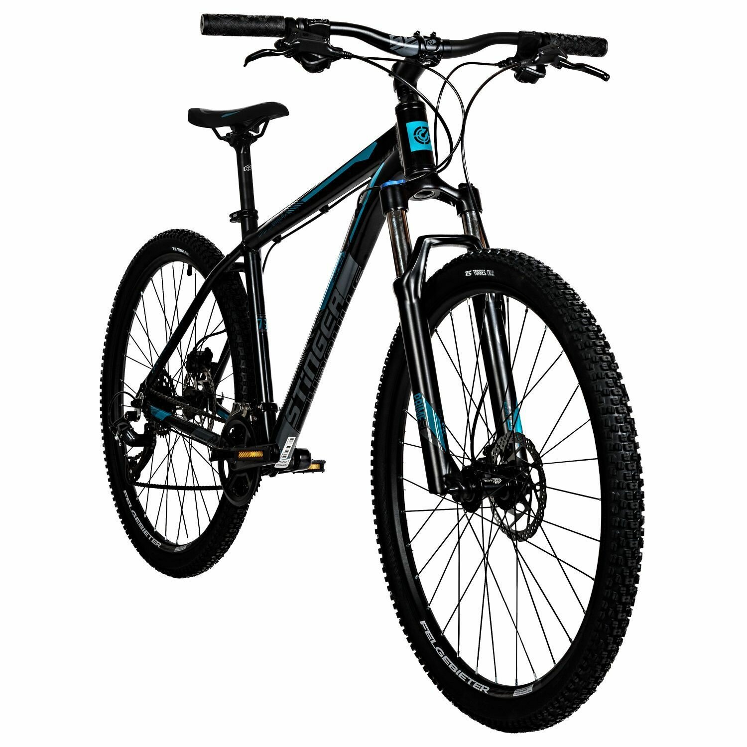 Велосипед STINGER 27.5" GRAPHITE EVO черный, алюминий, размер 16"