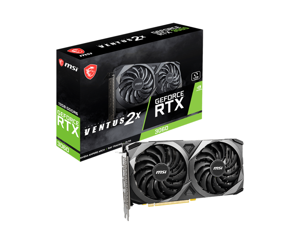 Видеокарта MSI GeForce RTX 4060 Ti VENTUS 2X BLACK [GeForce RTX 4060 Ti VENTUS 2X BLACK 8G]