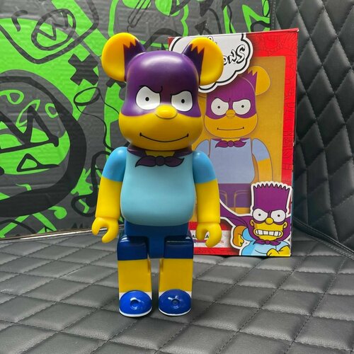 Игрушка Bearbrick Bart Simpson Бартмэн 28см игрушка bearbrick британский флаг 28см