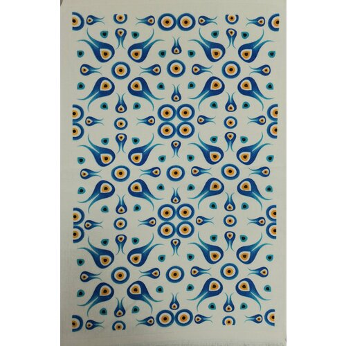 Кухонное полотенце с бахромой AKIPEK 40x60 см 100 хлопок амулет от сглаза 1 шт 390₽