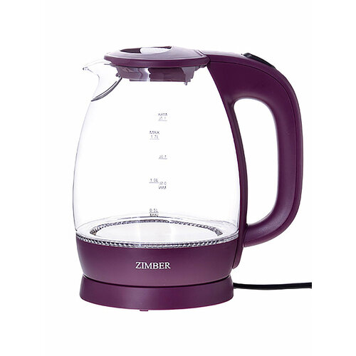 Чайник электрический Zimber стеклянный 17 л 2200 ВТ 321400₽