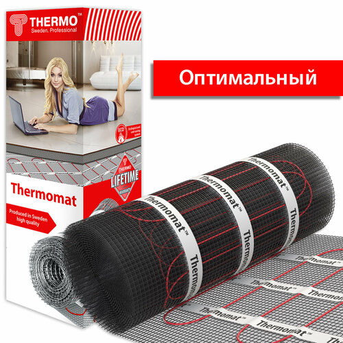 Нагревательный мат Thermomat TVK-130 0,6 м2 нагревательный мат thermo thermomat tvk lp 130 890вт