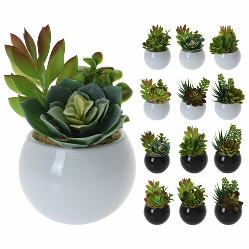 Растение искусственное в горшке Суккулент 12см в асс-те 2275₽