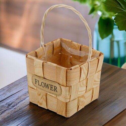 Корзина для хранения плетеная для фруктов овощей цветов 30x11xH1126 см 1476₽